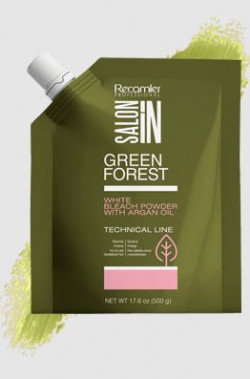 Recamier Salon In - White Bleach Powder With Argan Oil Green Forest