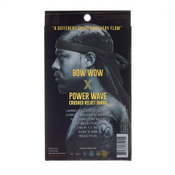 RED by KISS Bow Wow Power Wave - Durag de terciopelo (HDUPPV06 - azul)