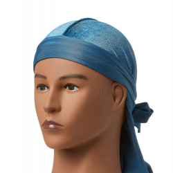 RED by KISS Bow Wow Power Wave - Durag de terciopelo (HDUPPV06 - azul)
