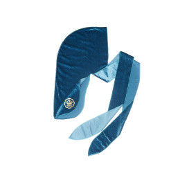 RED by KISS Bow Wow Power Wave - Durag de terciopelo (HDUPPV06 - azul)