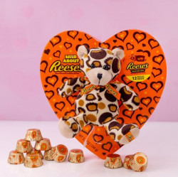 Reese's Heart Box With Plush, 3.7 Oz