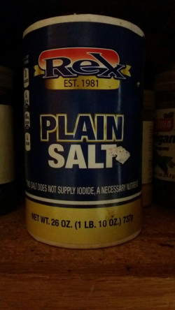 Rex Plain Salt 26oz