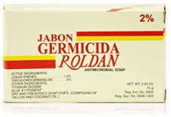 Roldan Germicida 2% Triclocarban Antimicrobial Soap 2.63oz By Roldan
