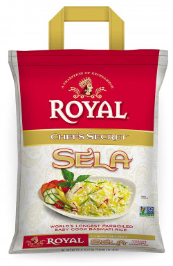 Royal Chef’s Secret Parboiled Sella Extra Long Basmati Rice, 10 Pound