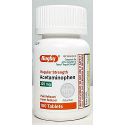 Rugby Acetaminophen 325 Mg Tablets 50 Count