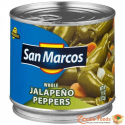 San Marcos Jalapeño Enteros (Whole Jalapeno Peppers) 11 Oz