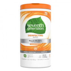Seventh Generation Disinfecting Wipes Lemongrass And Citrus - 70 Wipes