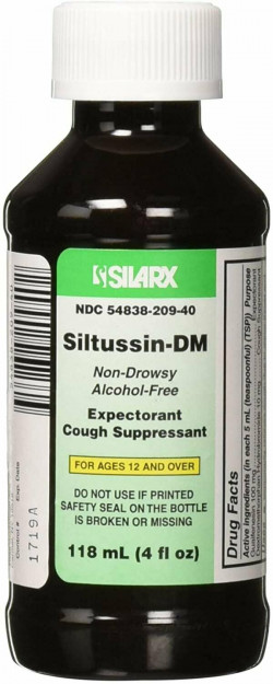 Silarx Siltussin DM Expectorant Cough Suppressant Alcohol Free Non-Drowsy 4 Oz