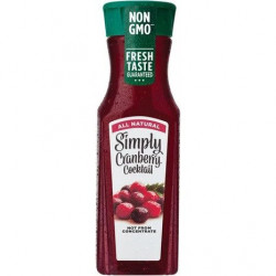 Simply Cranberry Cocktail Fruit Juice