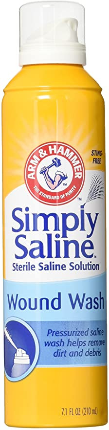 Simply Saline Wound Wash 7.1 Oz Pump Spray Can