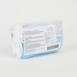 Single Use Disposable Face Mask (Pack of 50), Blue