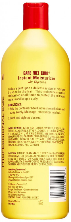 SoftSheen-Carson Care Free Curl Instant Moisturizer With Glycerin & Protein, 8.5 Fl oz