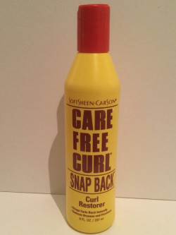 Softsheen Carson Care Free Curl Snap Back Curl Restorer