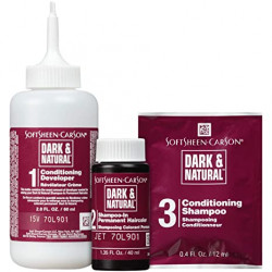 SoftSheen-Carson - Color de cabello oscuro y natural para hombres de 5 minutos, cobertura de color gris de aspecto natural hasta 6 semanas, tinte permanente para el cabello, color negro azabache, sin amoníaco, negro azabache