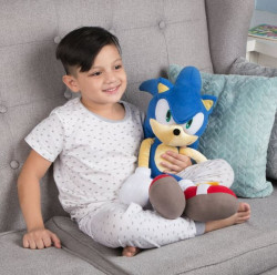 Sonic The Hedgehog Kids Bedding Plush Cuddle And Decorative Pillow Buddy, Blue