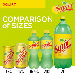 Squirt Citrus Soda, 2 Liter Bottle