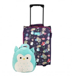 Squishmallows Cameron Cat 2pc Travel Set With 18" Luggage And 10" Plush Backpack