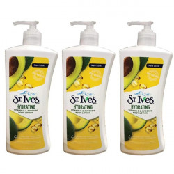 St. Ives Daily Hydrating Body Lotion With Vitamin E & Avocado 21 Fl Oz (621 Ml) "3 Pack"