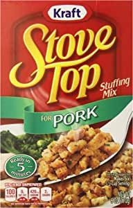 Stove Top Pork Stuffing Mix Side Dish, 6 oz Box