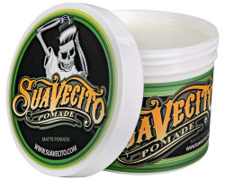 Suavecito Pomade - Fórmula mate (sin brillo), 32 onzas, 1 paquete – Pomada de pelo de sujeción media para hombres, pasta de pelo mate de bajo brillo para peinados de textura natural