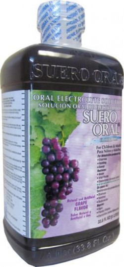 Suero Oral Grape Flavor