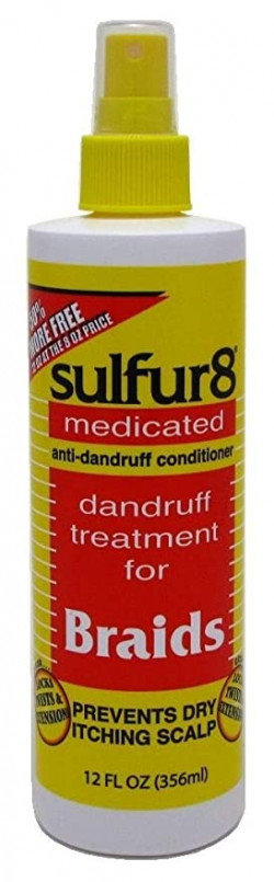 Sulfur-8 Dandruff Treatment For Braids 12 Ounce Spray (354ml)