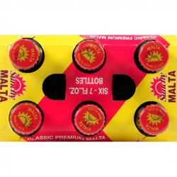 Sunchy Malta, 7 oz, 6 pack
