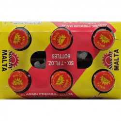 Sunchy Malta, 7 oz, 6 pack