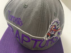 Toronto Raptors NBA Purple & Grey Cap