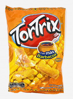 Tortrix BBQ Flavored Corn Tortilla Chips And Salty BBQ Flavored Snack Food