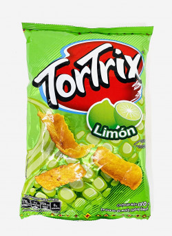 Tortrix Lime Corn Tortilla Chips Zesty And Salty Lemon Snack Food