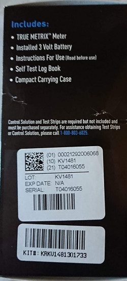 TRUE Metrix Self Monitoring Glucose Meter by Nipro