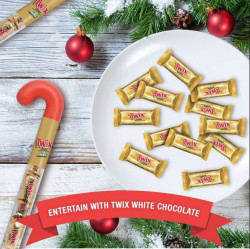 Twix Holiday Minis Milk Chocolate Bars Filled Candy Cane