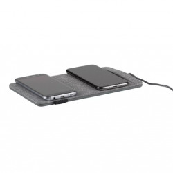 TYLT Mat Dual Device Wireless Charging Pad - Gray