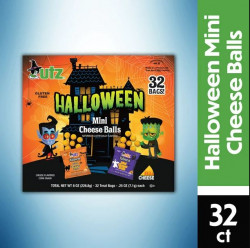 Utz Halloween Mini Cheeseball Bags 32 Ct Box