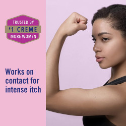 Vagisil Maximum Strength Feminine Anti-Itch Cream with Benzocaine for Women, Helps Relieve Yeast Infection Irritation, Gynecologist Tested, Fast-acting, Soothes and Cools Skin, 1 oz