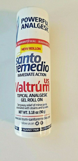 Valtrum Santo Remedio Pain Relief Roll On, 3.18 Oz