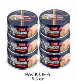Van Ecuador Tuna in Oil 5.3oz (Pack of 6)