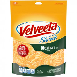 Velveeta Shreds Mexican Style Blend Shredded Cheese, 8 Oz