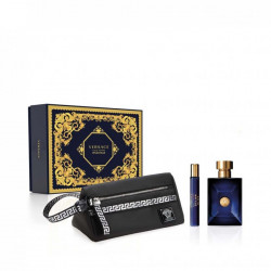 Versace Dylan Blue EDP 3.4 Oz 100 Ml 3pc Gift Set