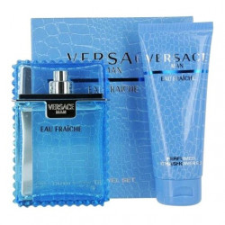 Versace Man Eau Fraiche 2PC Gift Set Men EDT 3.4 Oz
