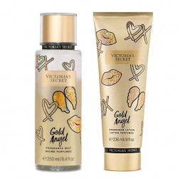 Victoria's Secret Gold Angel Fragrance Mist & Fragrance Lotion (Pack Of 2)