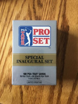 Vintage 1990 Pro Set PGA Tour Golf Card Sealed Box Set Special Inaugural Set
