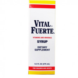 Vital Fuerte Dietary Supplement Syrup 9.3 oz - Suplemento Nutricional Jarabe