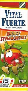 Vital Strong Syrup Brave Strawberry 9.3oz