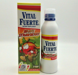 Vital Strong Syrup Brave Strawberry 9.3oz