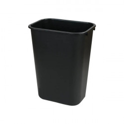 WASTE RECEPTACLE BLACK 28 QT