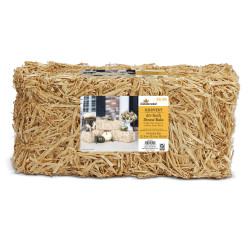 Way to Celebrate Decorative Straw Bale Natural