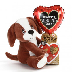 Way To Celebrate - Progressive Gifts Plush With Candy Dog
