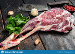 Whole Raw Goat Leg Sold By The Pound